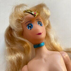 Sailor Moon Doll 90s Plastic Toy Anime Collectible Sailor Scout Irwin Toys 1995